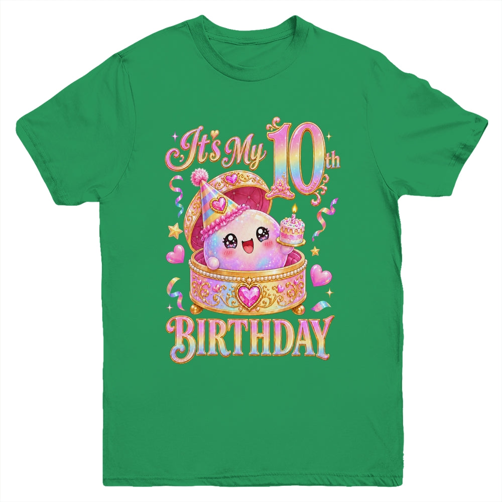 It'S My 10Th Birthday Girl Dumpling Kawaii Anime 10 Year Old Youth Shirt | siriusteestore