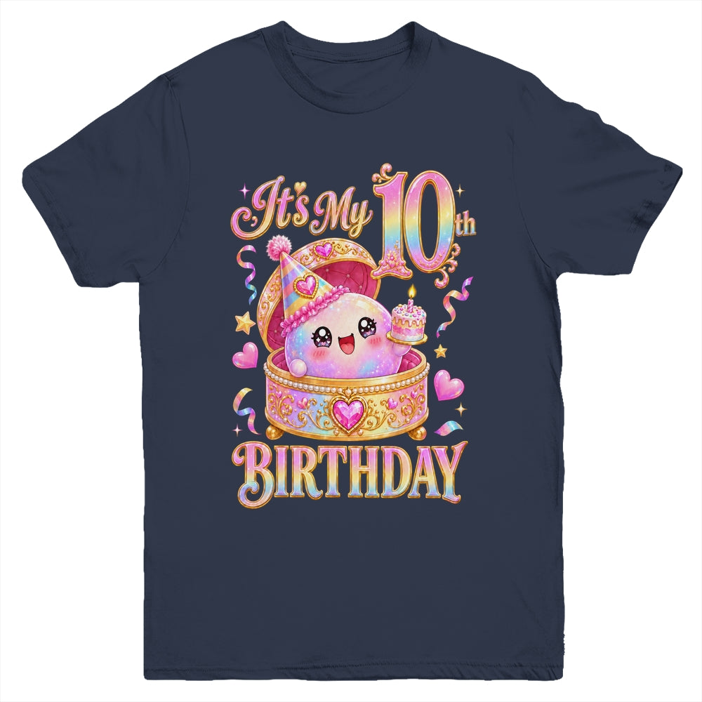 It'S My 10Th Birthday Girl Dumpling Kawaii Anime 10 Year Old Youth Shirt | siriusteestore