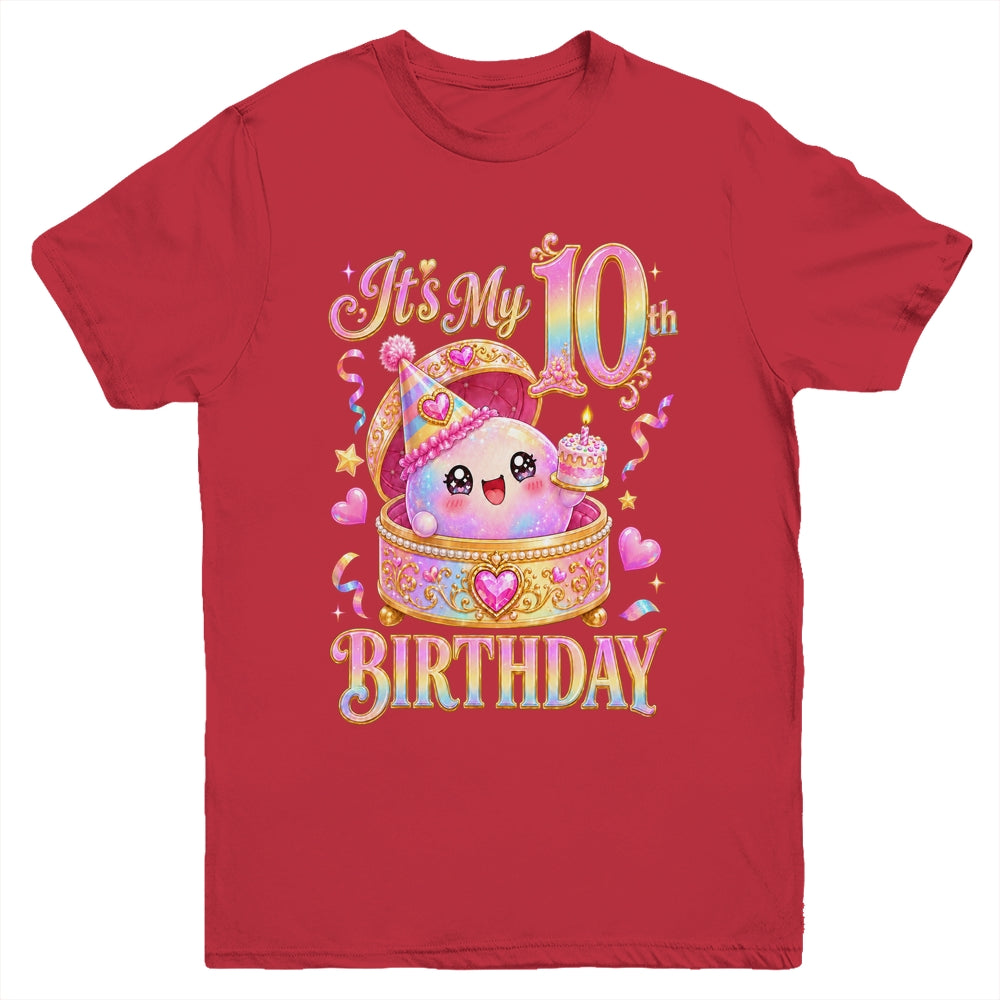 It'S My 10Th Birthday Girl Dumpling Kawaii Anime 10 Year Old Youth Shirt | siriusteestore