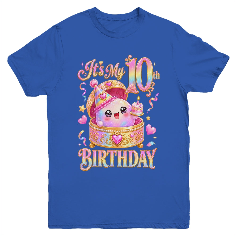It'S My 10Th Birthday Girl Dumpling Kawaii Anime 10 Year Old Youth Shirt | siriusteestore