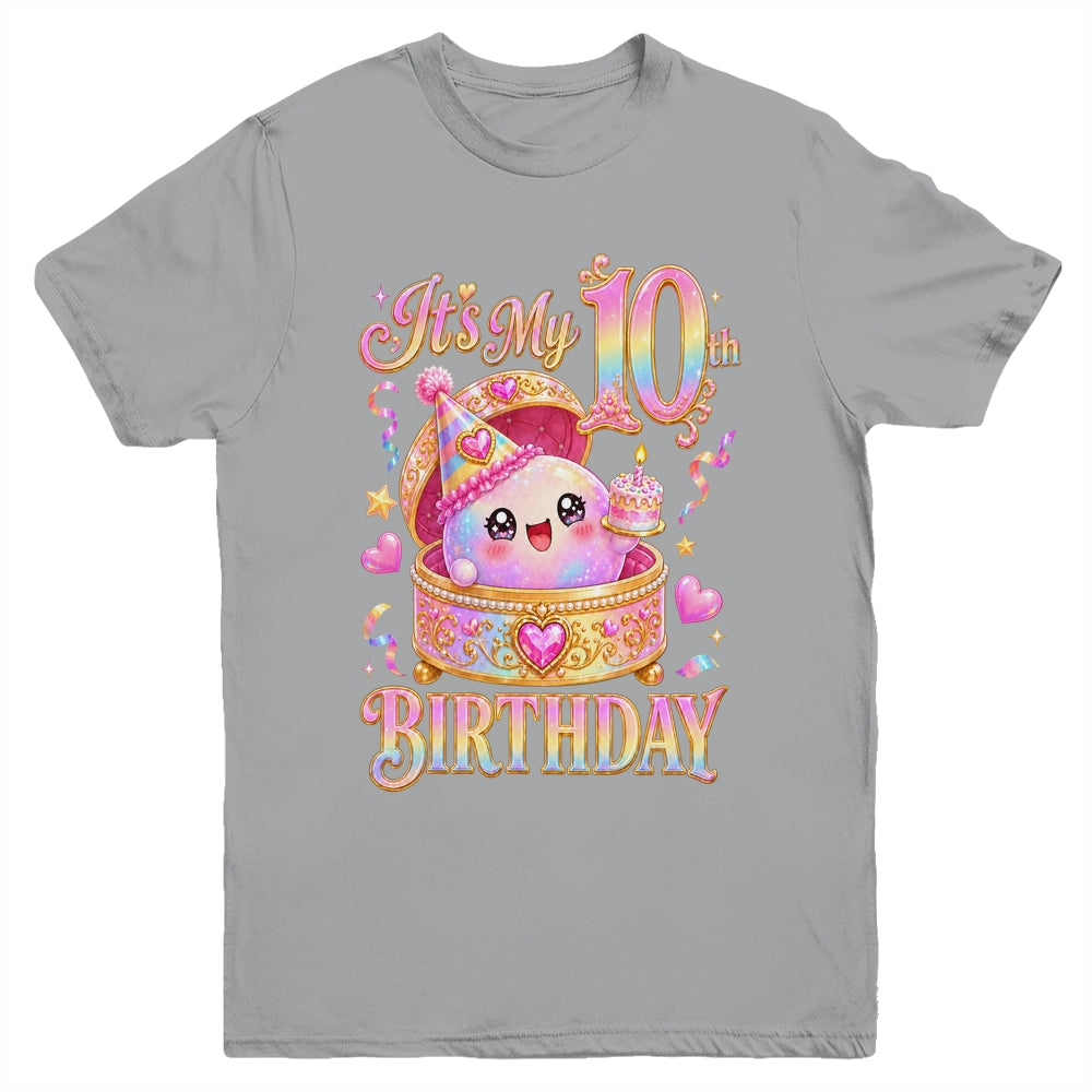 It'S My 10Th Birthday Girl Dumpling Kawaii Anime 10 Year Old Youth Shirt | siriusteestore