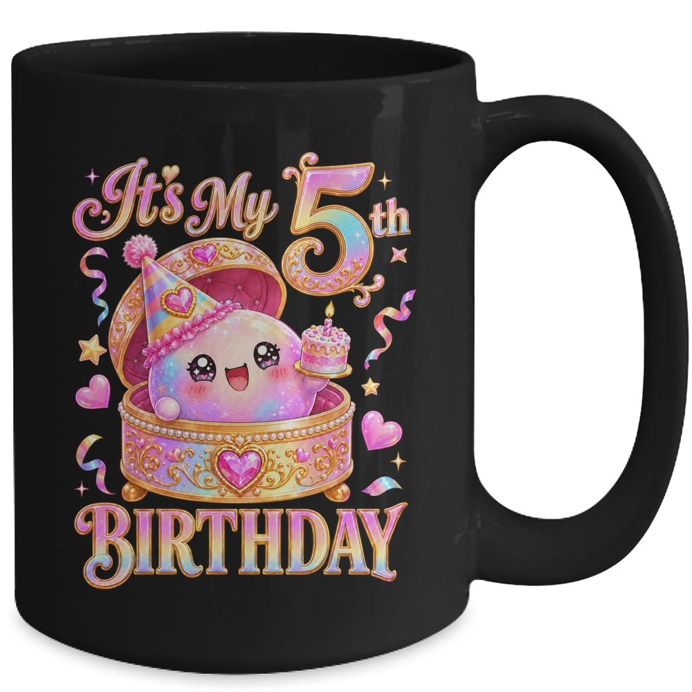It'S My 5Th Birthday Girl Dumpling Kawaii Anime 5 Year Old Mug | siriusteestore