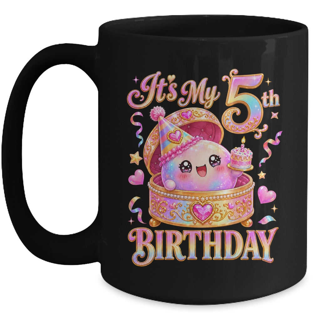 It'S My 5Th Birthday Girl Dumpling Kawaii Anime 5 Year Old Mug | siriusteestore