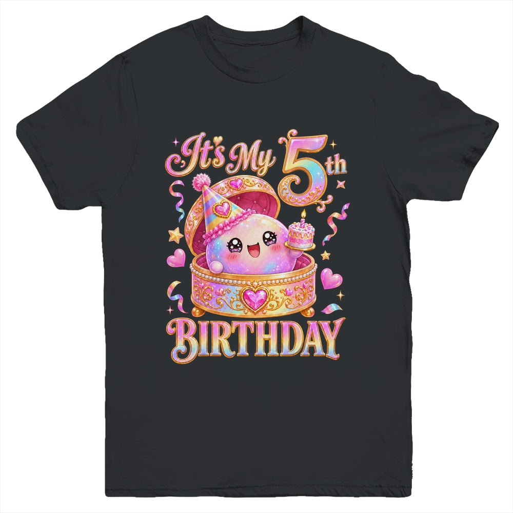 It'S My 5Th Birthday Girl Dumpling Kawaii Anime 5 Year Old Youth Shirt | siriusteestore