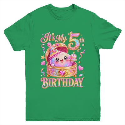 It'S My 5Th Birthday Girl Dumpling Kawaii Anime 5 Year Old Youth Shirt | siriusteestore