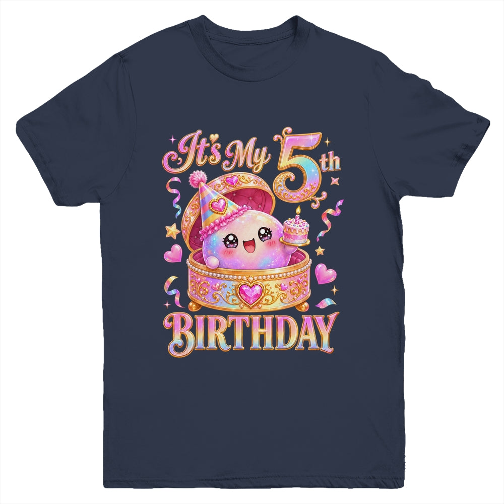 It'S My 5Th Birthday Girl Dumpling Kawaii Anime 5 Year Old Youth Shirt | siriusteestore