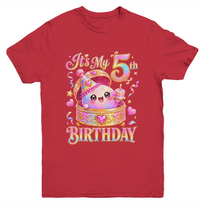 It'S My 5Th Birthday Girl Dumpling Kawaii Anime 5 Year Old Youth Shirt | siriusteestore