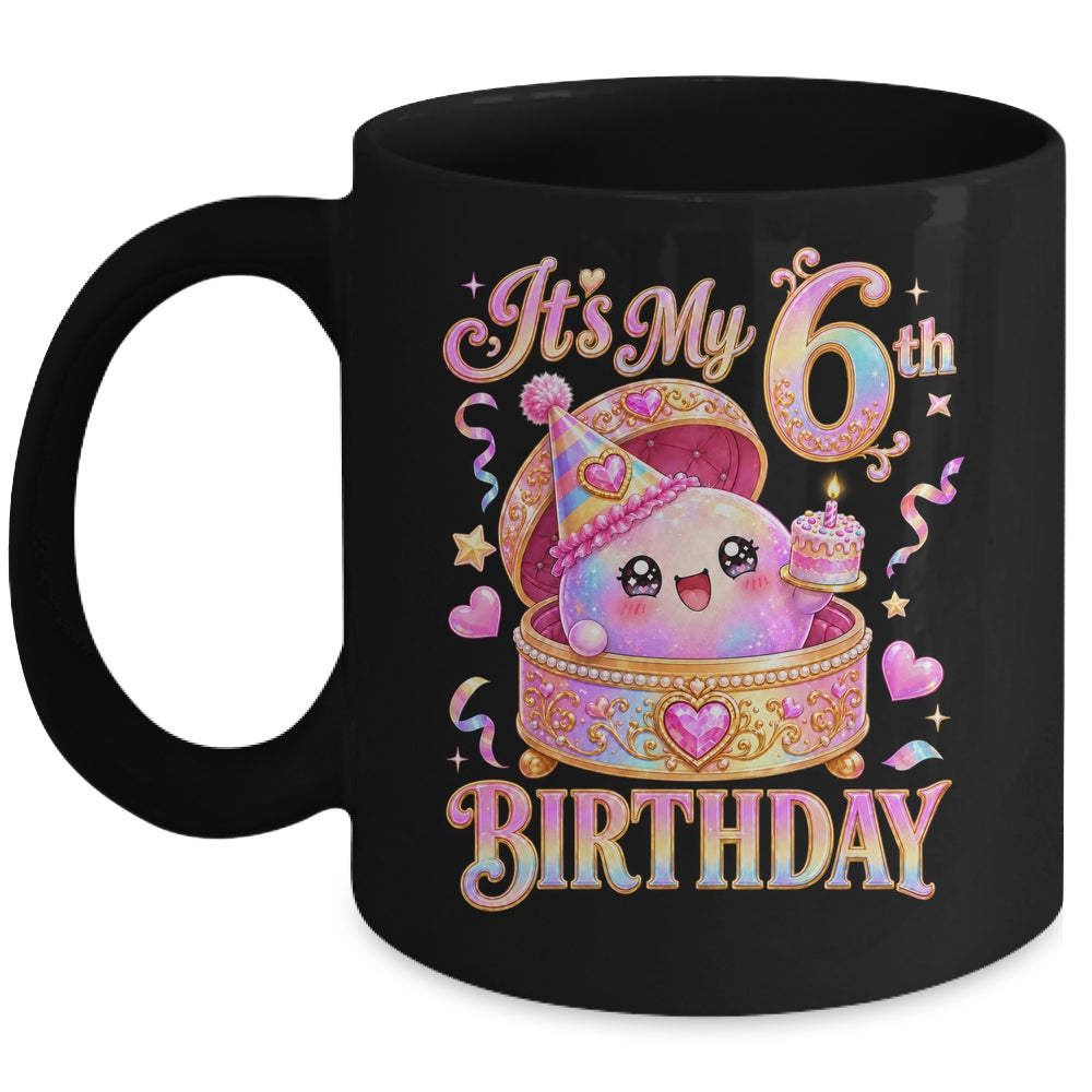 It'S My 6Th Birthday Girl Dumpling Kawaii Anime 6 Year Old Mug | siriusteestore