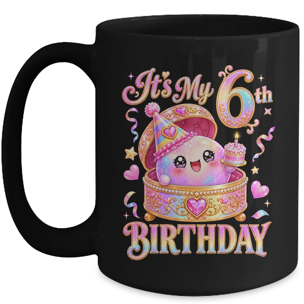It'S My 6Th Birthday Girl Dumpling Kawaii Anime 6 Year Old Mug | siriusteestore