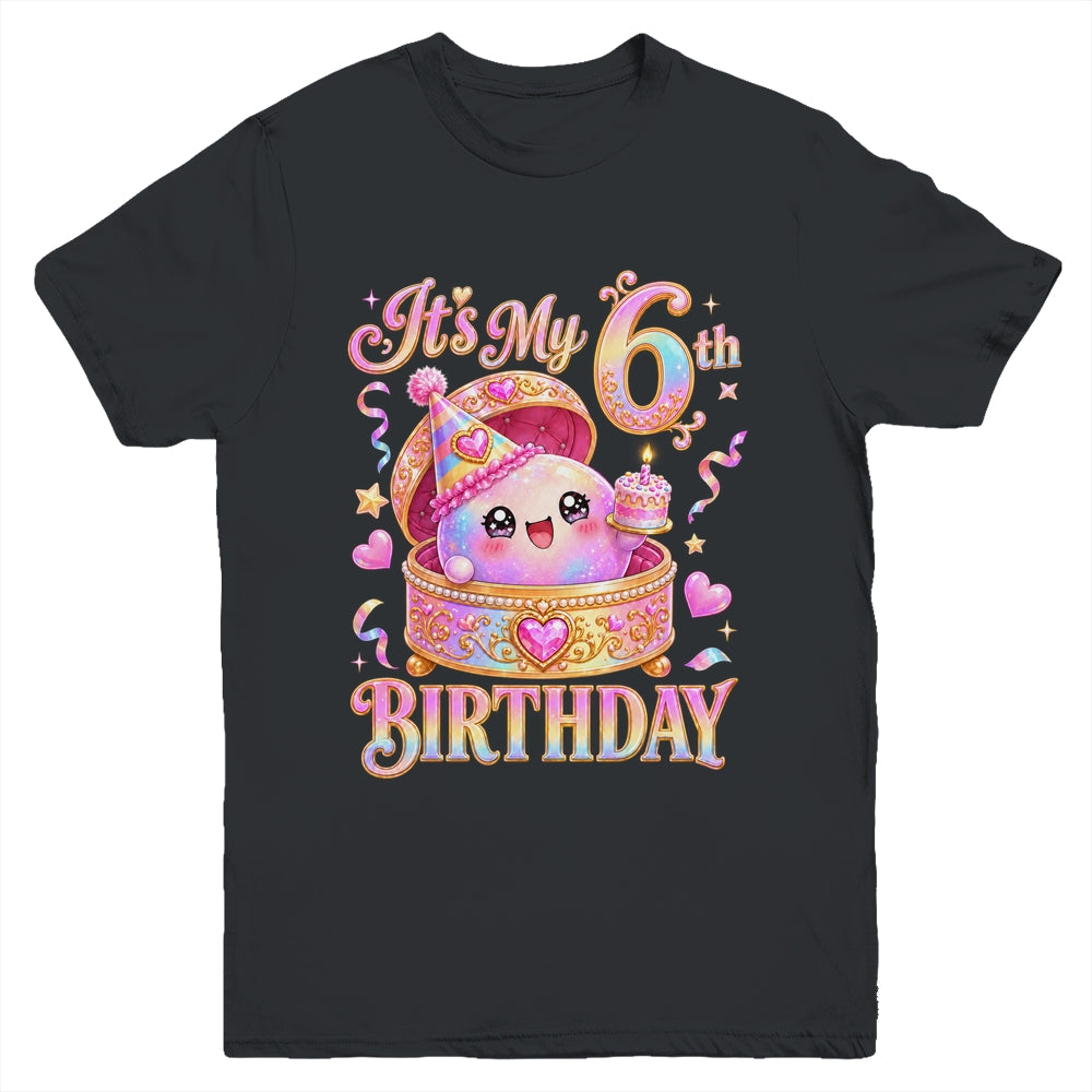 It'S My 6Th Birthday Girl Dumpling Kawaii Anime 6 Year Old Youth Shirt | siriusteestore
