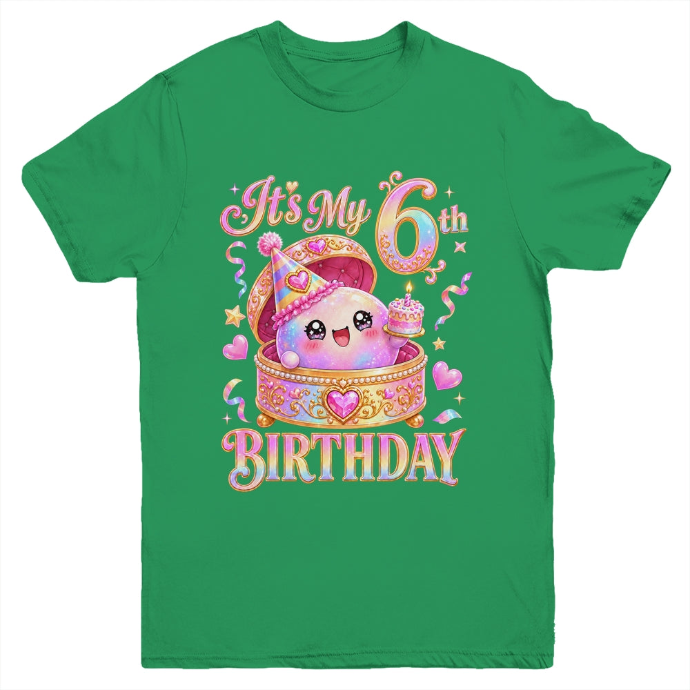 It'S My 6Th Birthday Girl Dumpling Kawaii Anime 6 Year Old Youth Shirt | siriusteestore