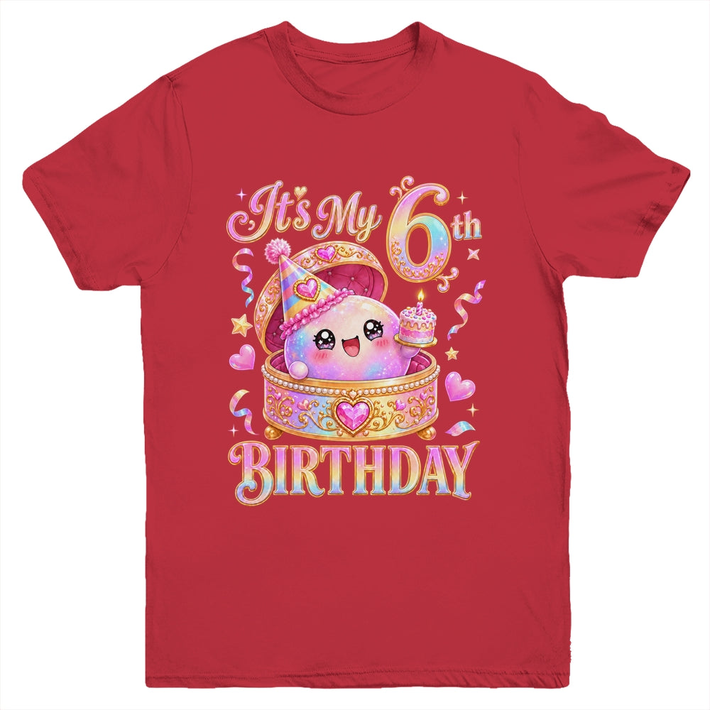 It'S My 6Th Birthday Girl Dumpling Kawaii Anime 6 Year Old Youth Shirt | siriusteestore