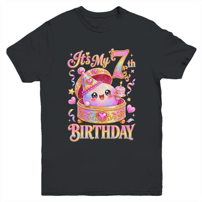 It'S My 7Th Birthday Girl Dumpling Kawaii Anime 7 Year Old Youth Shirt | siriusteestore