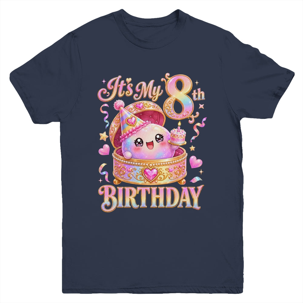 It'S My 8Th Birthday Girl Dumpling Kawaii Anime 8 Year Old Youth Shirt | siriusteestore