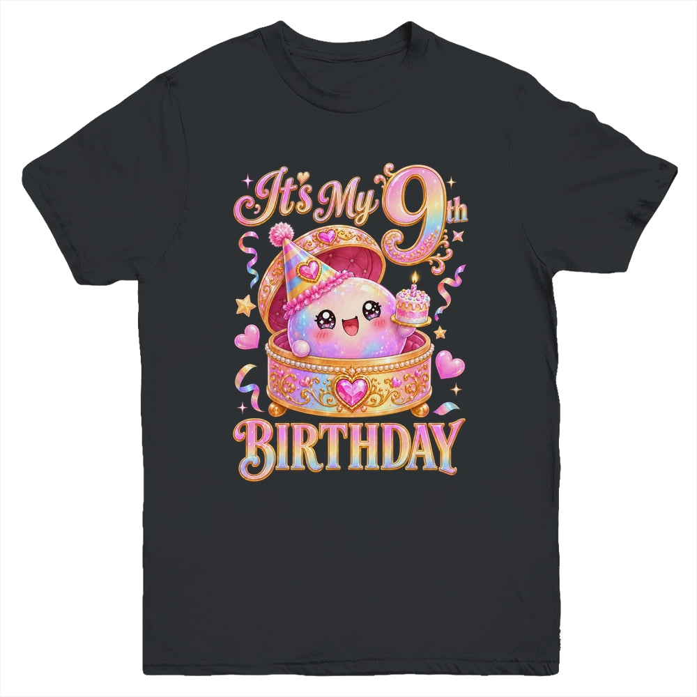 It'S My 9Th Birthday Girl Dumpling Kawaii Anime 9 Year Old Youth Shirt | siriusteestore
