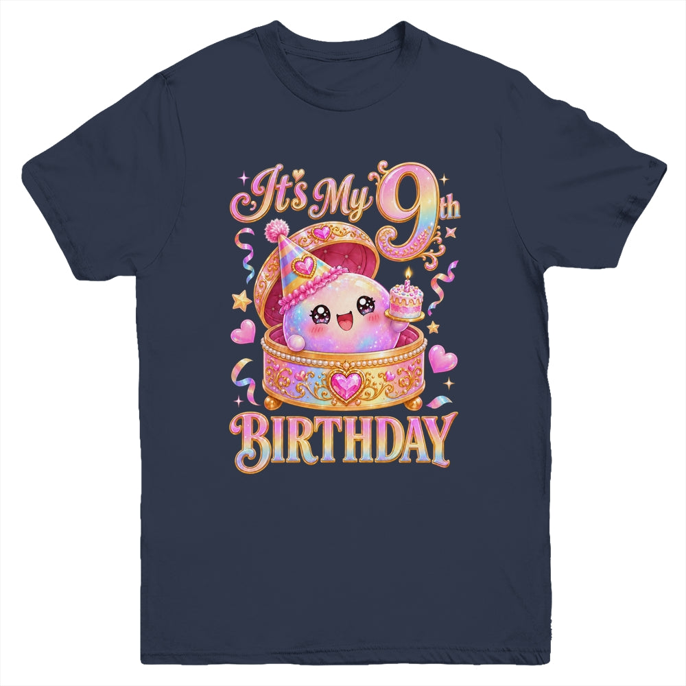 It'S My 9Th Birthday Girl Dumpling Kawaii Anime 9 Year Old Youth Shirt | siriusteestore