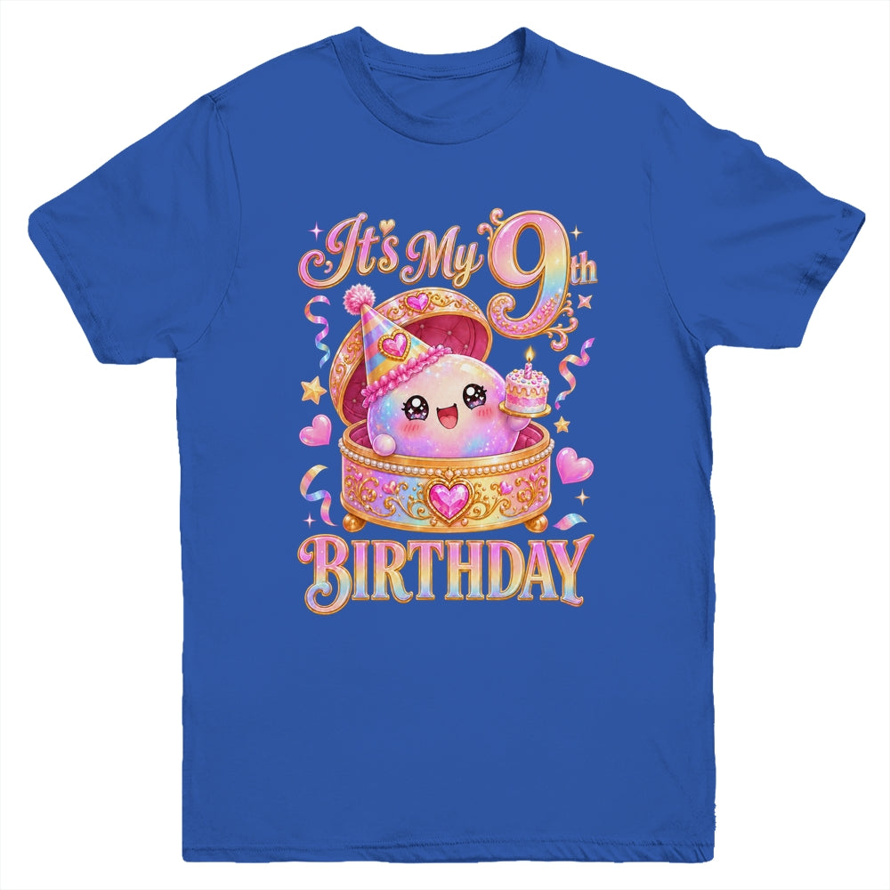 It'S My 9Th Birthday Girl Dumpling Kawaii Anime 9 Year Old Youth Shirt | siriusteestore