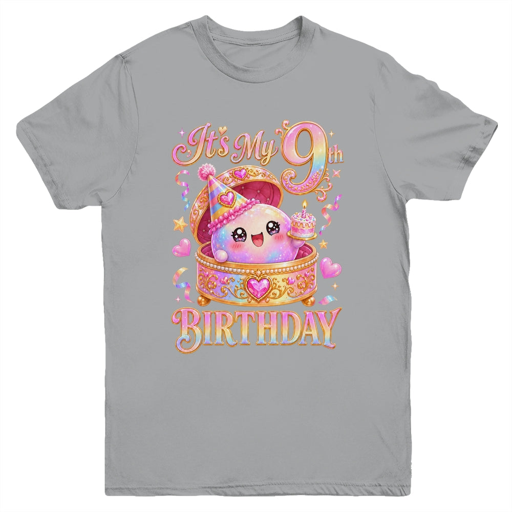 It'S My 9Th Birthday Girl Dumpling Kawaii Anime 9 Year Old Youth Shirt | siriusteestore