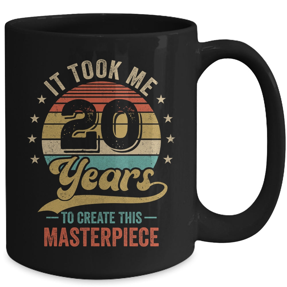 It Took Me 20 Years To Create This Masterpiece 20th Birthday Mug | siriusteestore