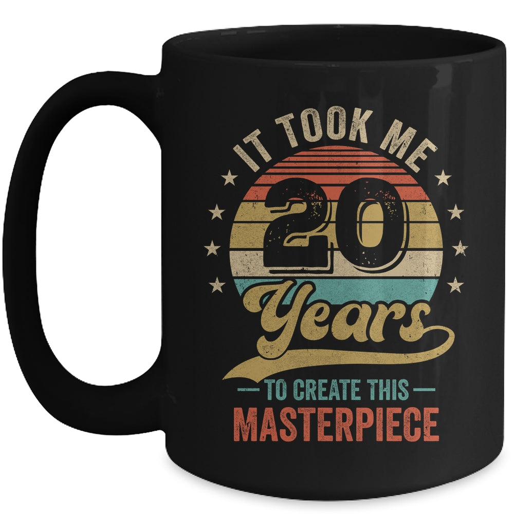 It Took Me 20 Years To Create This Masterpiece 20th Birthday Mug | siriusteestore