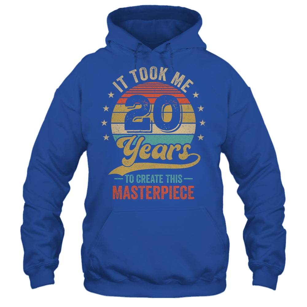 It Took Me 20 Years To Create This Masterpiece 20th Birthday Shirt & Hoodie | siriusteestore