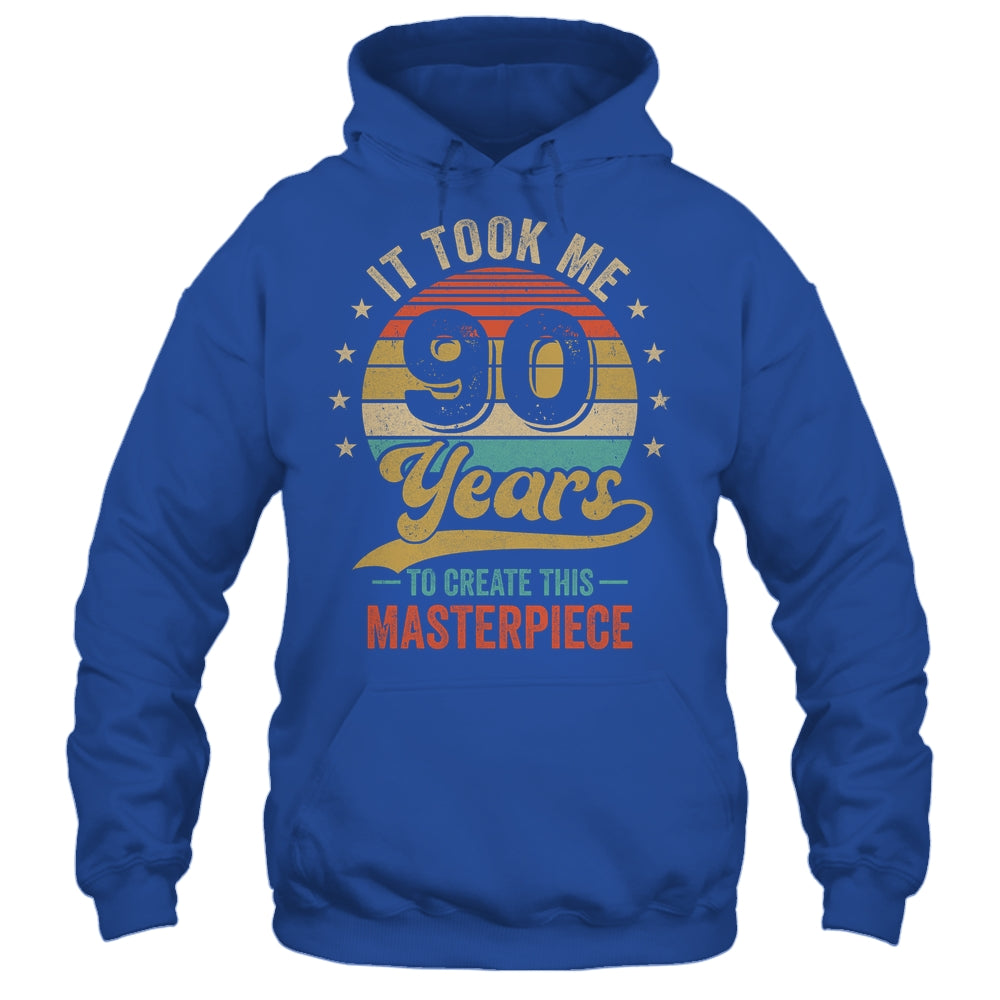 It Took Me 90 Years To Create This Masterpiece 90th Birthday Shirt & Hoodie | siriusteestore