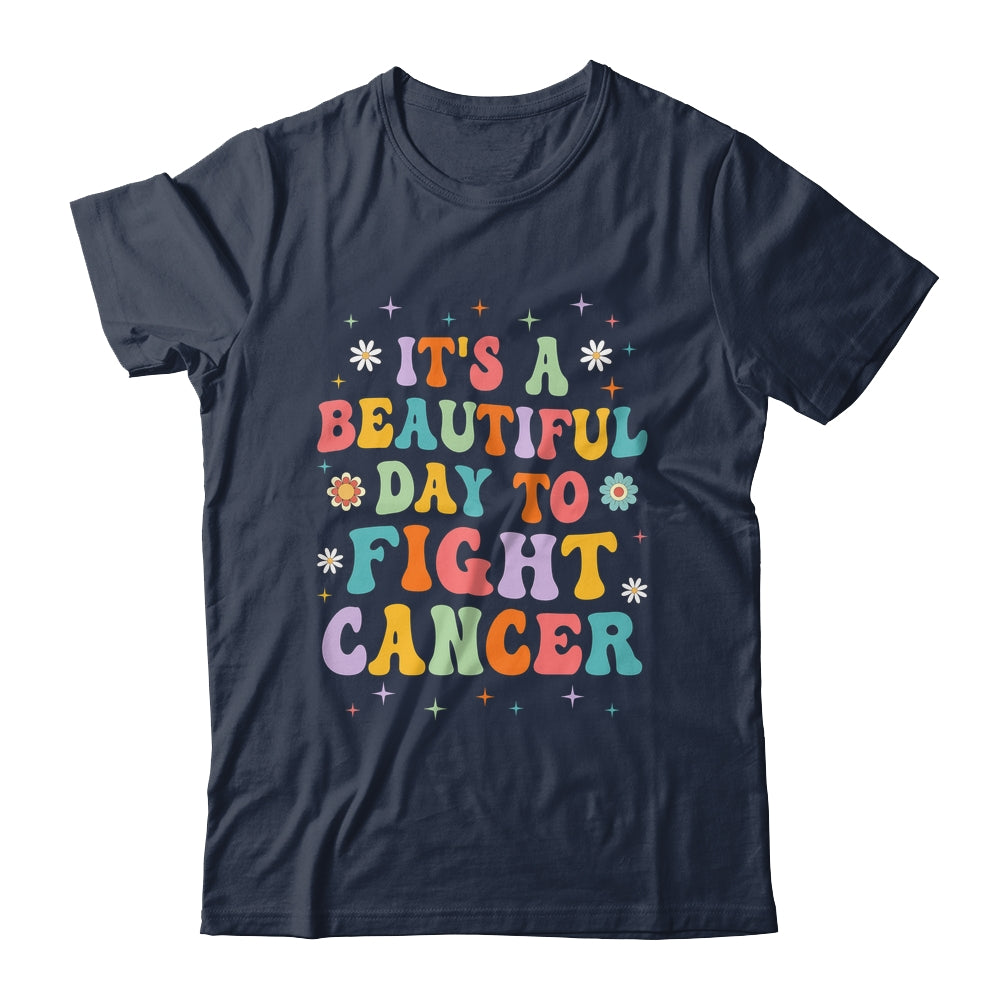 It's A Beautiful Day To Fight Cancer Survivors Day Groovy Shirt & Tank Top | siriusteestore
