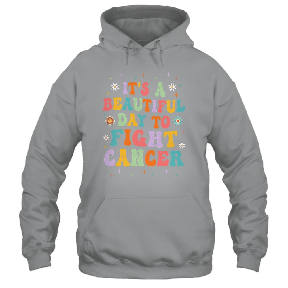 It's A Beautiful Day To Fight Cancer Survivors Day Groovy Shirt & Tank Top | siriusteestore