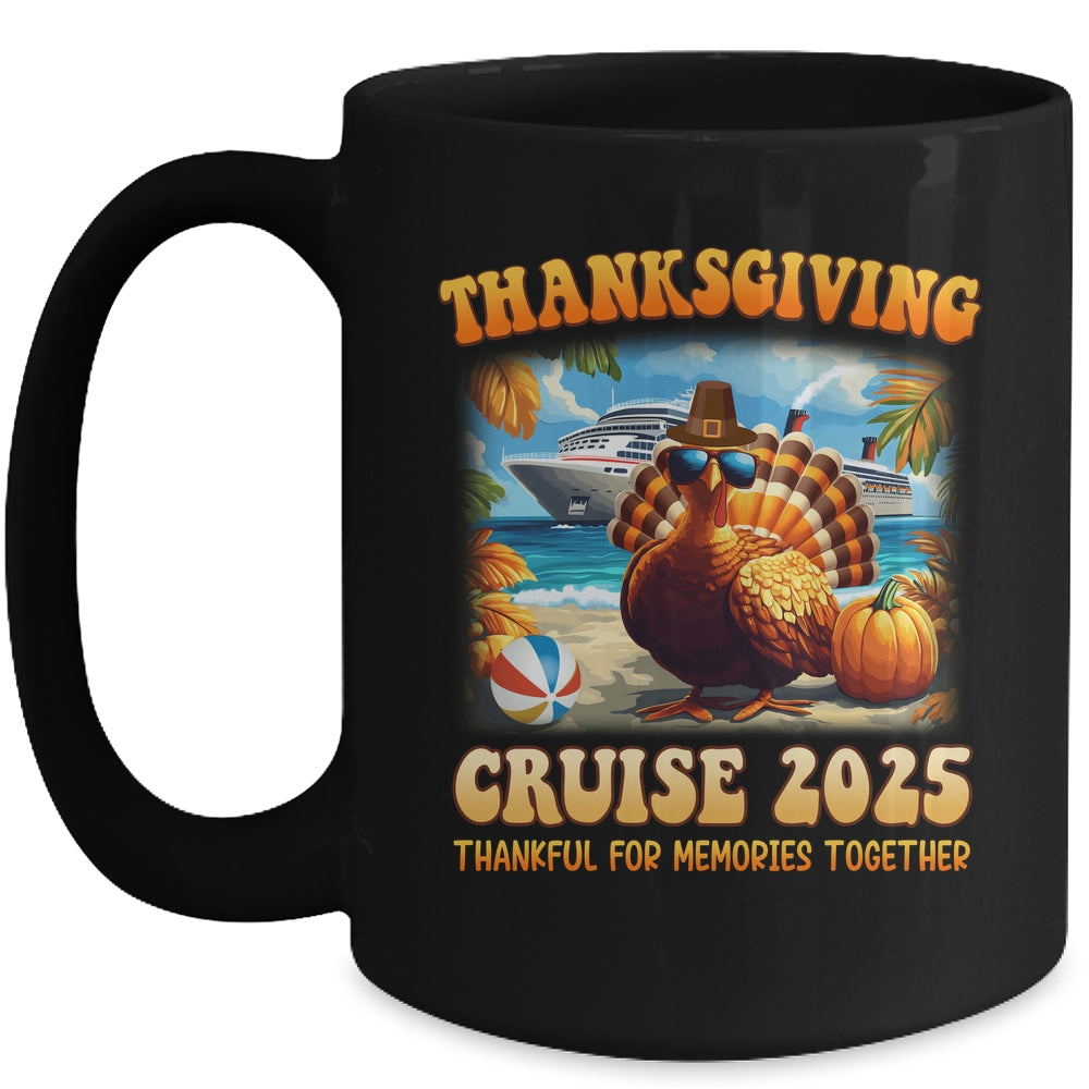 It's A Thanksgiving Trip Family Cruise Squad Vacation 2025 Mug | siriusteestore