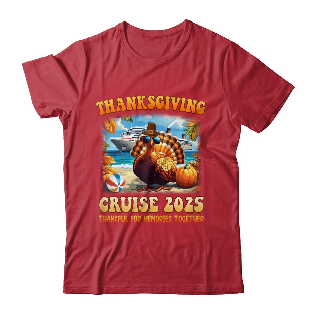 It's A Thanksgiving Trip Family Cruise Squad Vacation 2025 Shirt & Hoodie | siriusteestore
