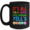 It's All Fun And Games Until Someone Yells Bingo Funny Bingo Mug | siriusteestore