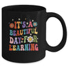 It's Beautiful Day For Learning Teacher Students Groovy Mug | siriusteestore
