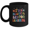 It's Beautiful Day For Learning Teacher Students Groovy Mug | siriusteestore