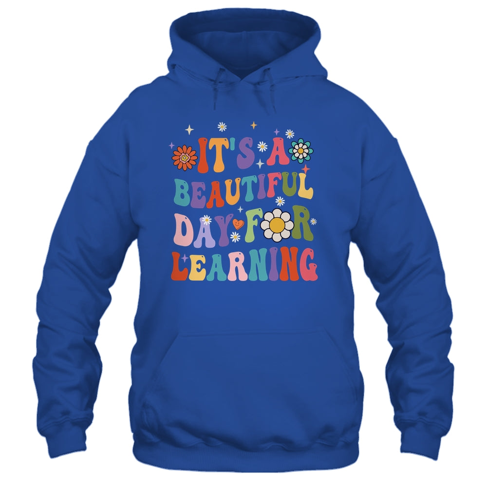 It's Beautiful Day For Learning Teacher Students Groovy Shirt & Hoodie | siriusteestore