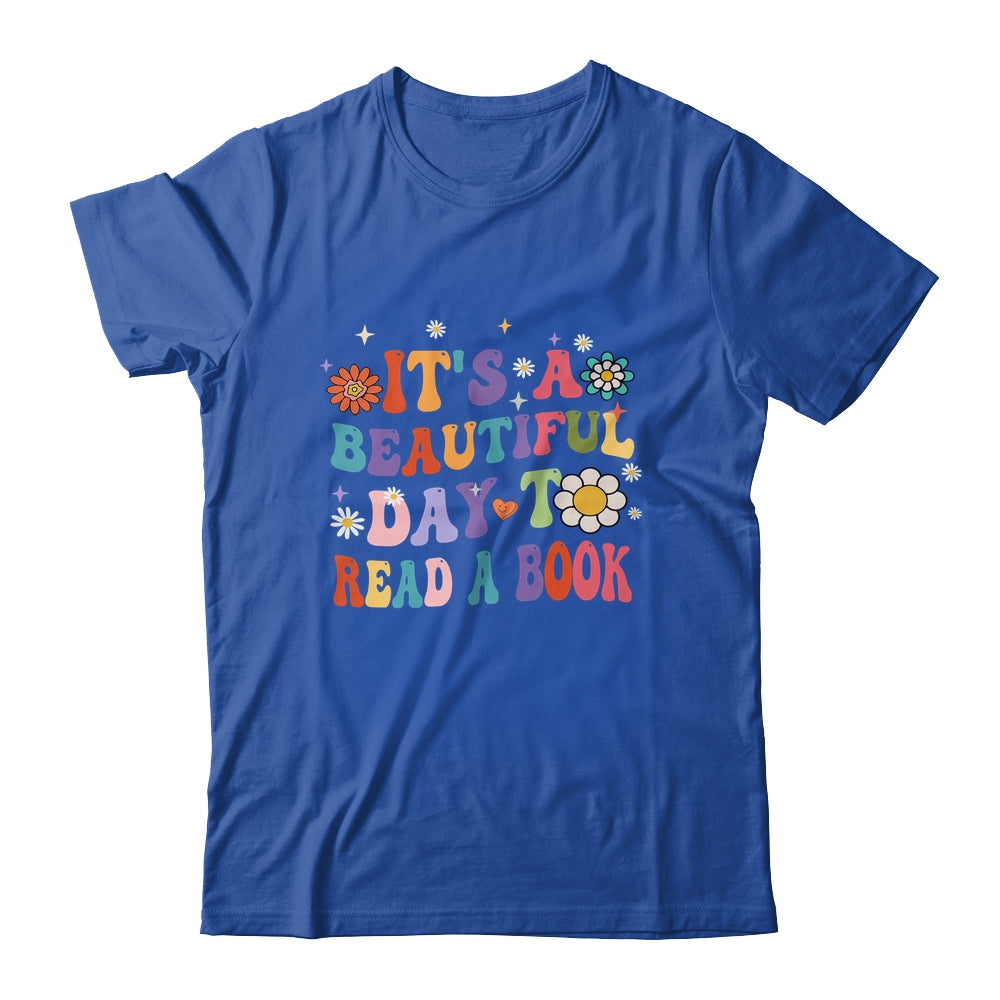 It's Beautiful Day To Read A Book Retro Teacher Students Shirt & Hoodie | siriusteestore