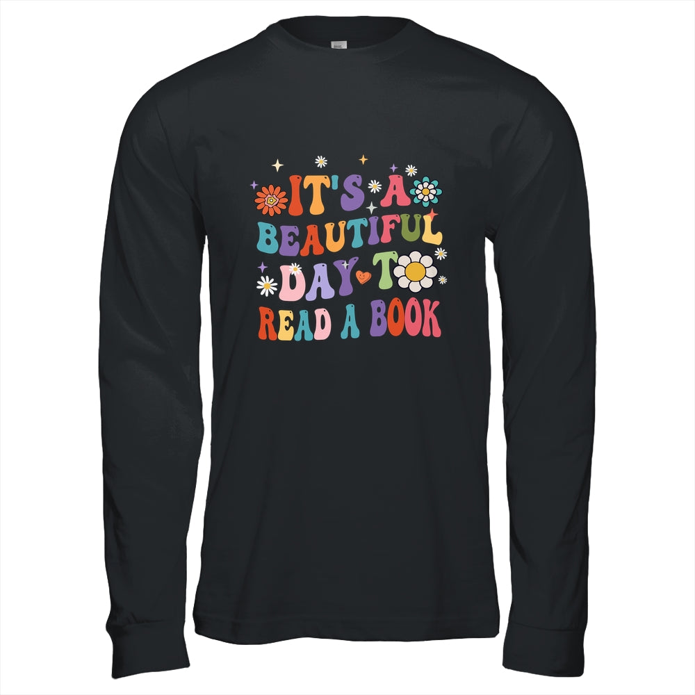 It's Beautiful Day To Read A Book Retro Teacher Students Shirt & Hoodie | siriusteestore