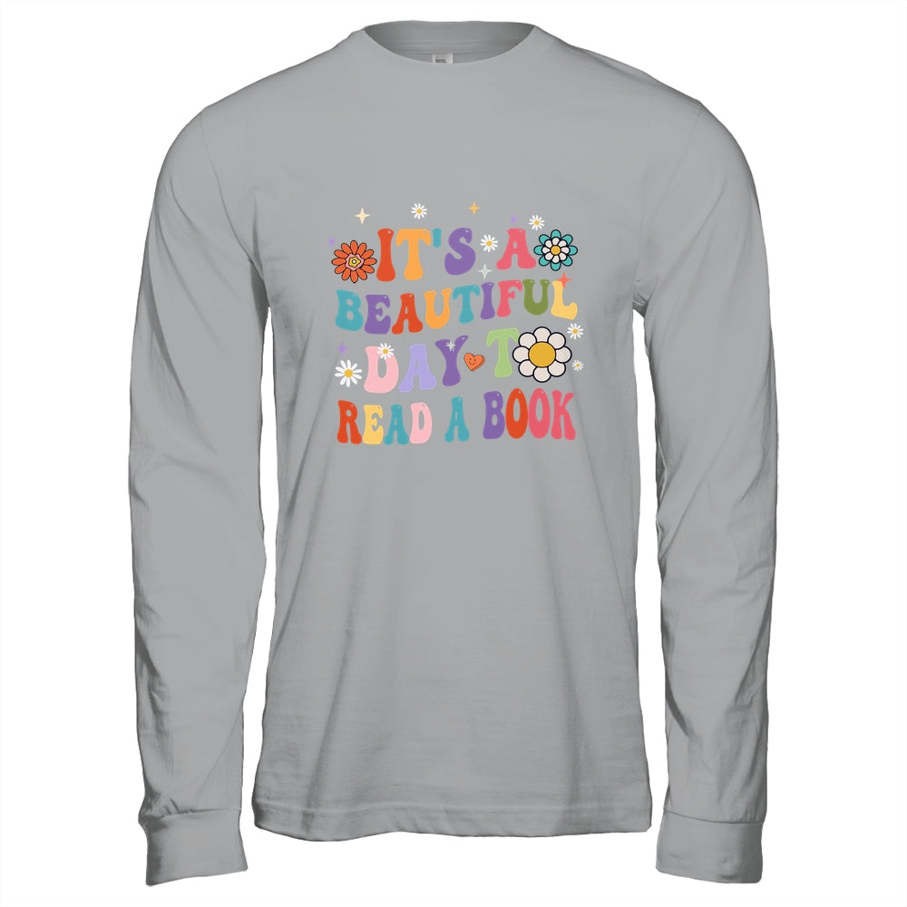 It's Beautiful Day To Read A Book Retro Teacher Students Shirt & Hoodie | siriusteestore