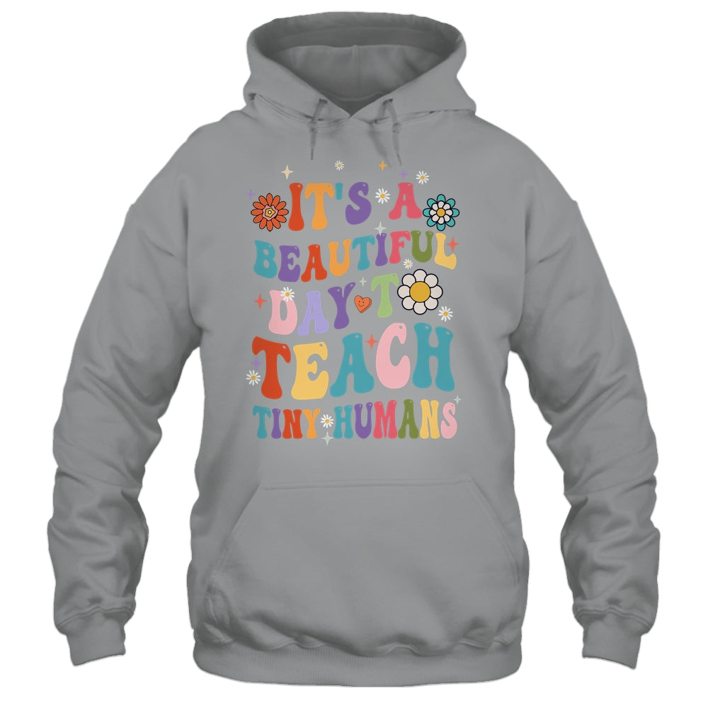 It's Beautiful Day To Teach Tiny Humans Teacher Shirt & Hoodie | siriusteestore
