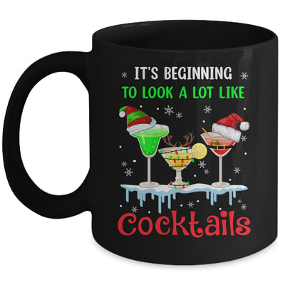 It's Beginning To Look A Lot Like Cocktails Funny Christmas Mug | siriusteestore