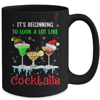 It's Beginning To Look A Lot Like Cocktails Funny Christmas Mug | siriusteestore