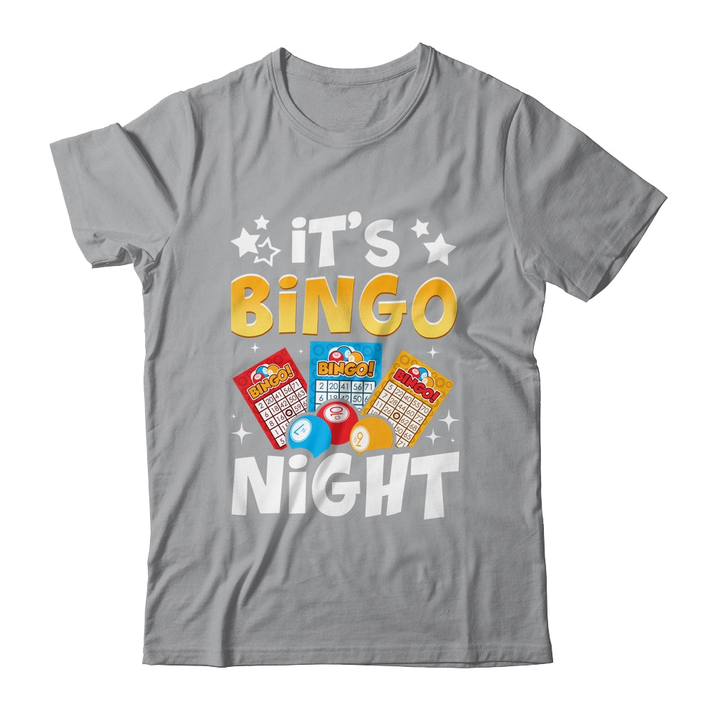 It's Bingo Night Cute Bingo Lovers Casino Gambling Men Women Shirt & Tank Top | siriusteestore