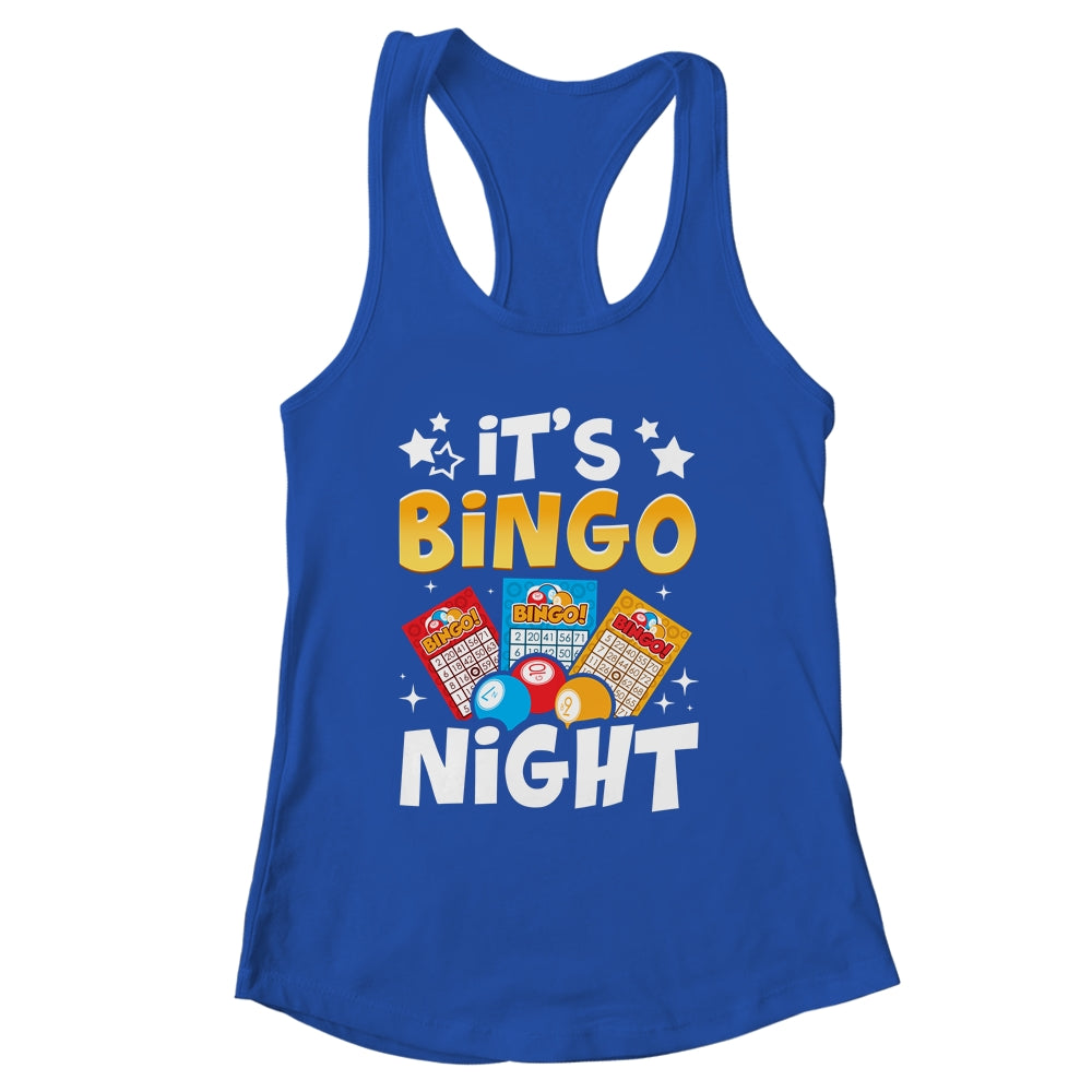 It's Bingo Night Cute Bingo Lovers Casino Gambling Men Women Shirt & Tank Top | siriusteestore