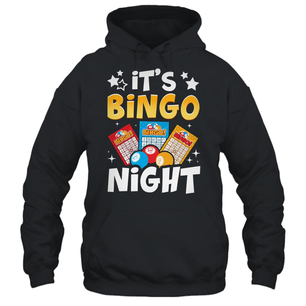It's Bingo Night Cute Bingo Lovers Casino Gambling Men Women Shirt & Tank Top | siriusteestore