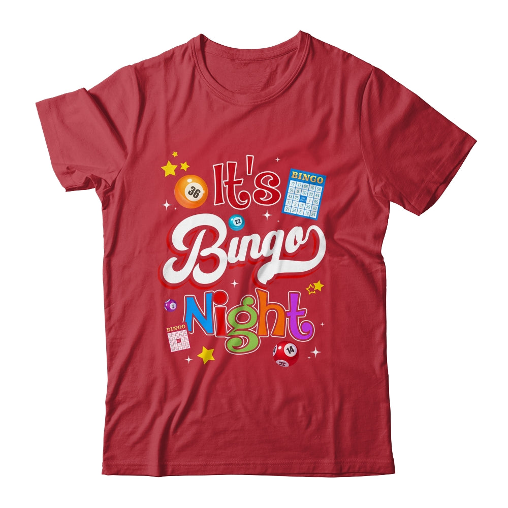 It's Bingo Night Funny Bingo Player Gambling Lottery Casino Shirt & Tank Top | siriusteestore