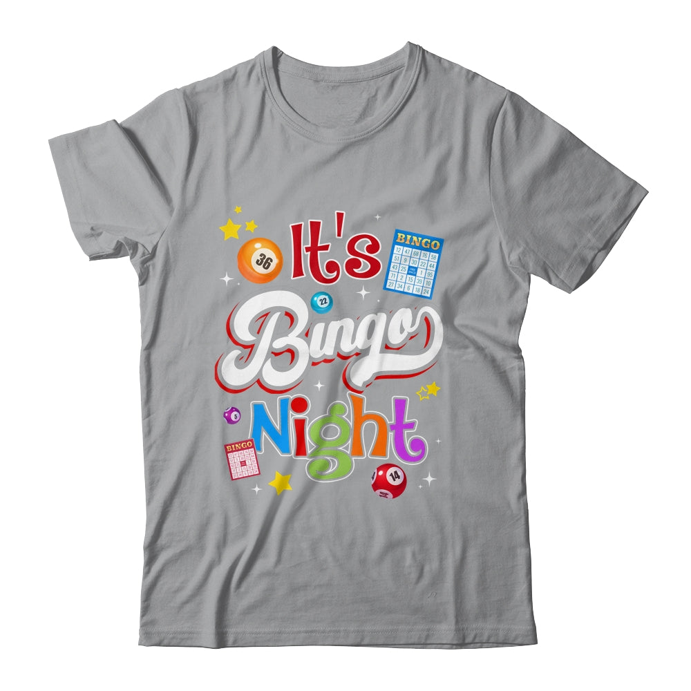 It's Bingo Night Funny Bingo Player Gambling Lottery Casino Shirt & Tank Top | siriusteestore