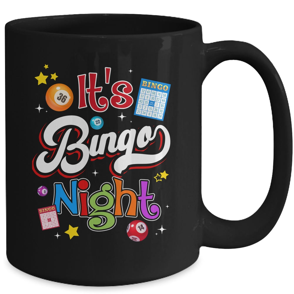 It's Bingo Night Funny Bingo Player Gambling Lottery Casino Mug | siriusteestore