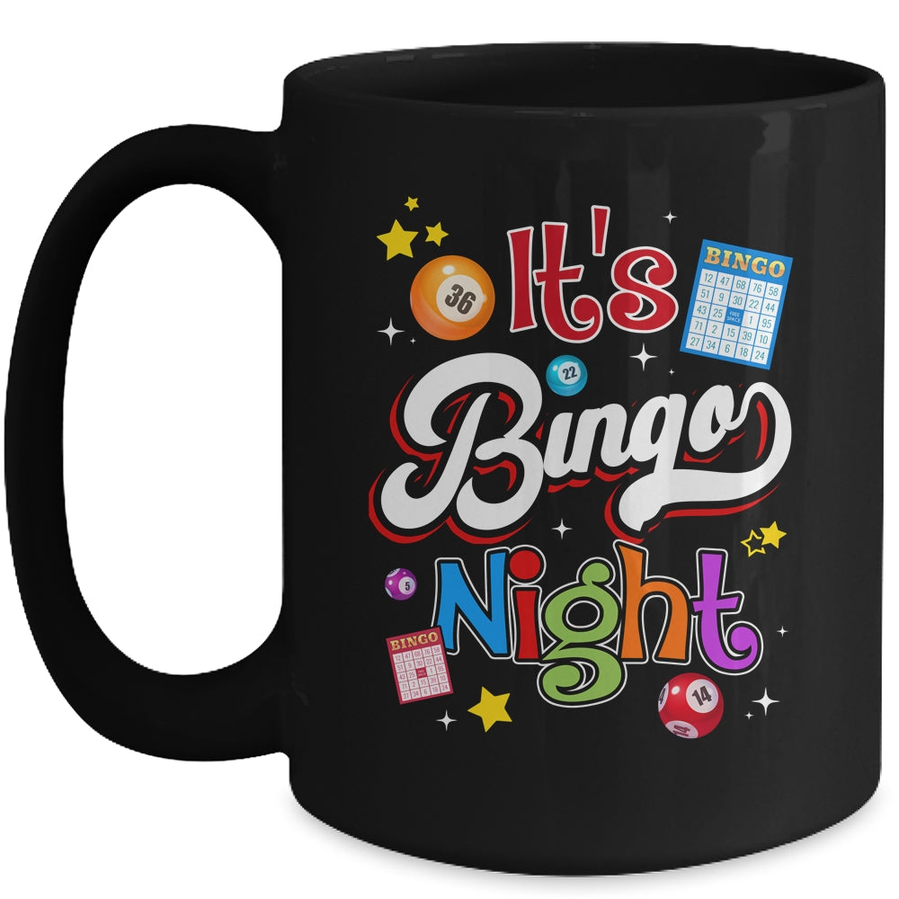 It's Bingo Night Funny Bingo Player Gambling Lottery Casino Mug | siriusteestore