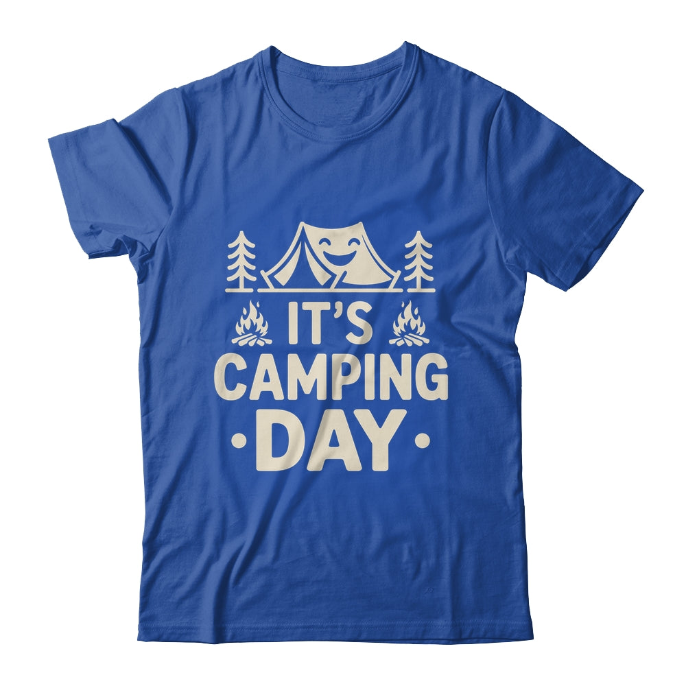 It's Camping Day Campsite Camper Camping Men Women Shirt & Tank Top | siriusteestore