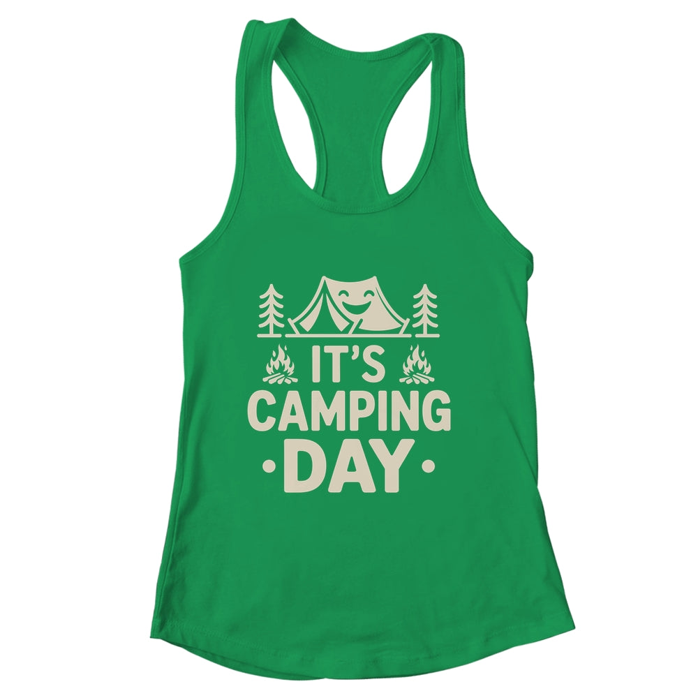 It's Camping Day Campsite Camper Camping Men Women Shirt & Tank Top | siriusteestore