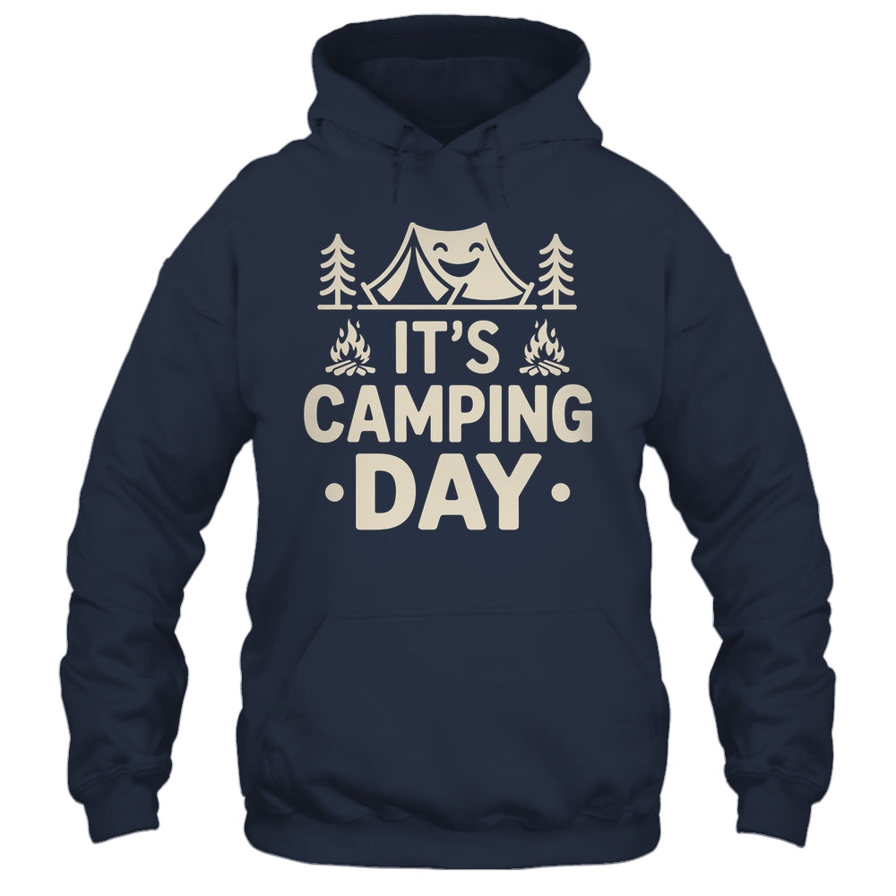 It's Camping Day Campsite Camper Camping Men Women Shirt & Tank Top | siriusteestore